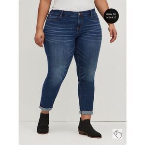 Torrid Ankle Jeans - Dark Blue